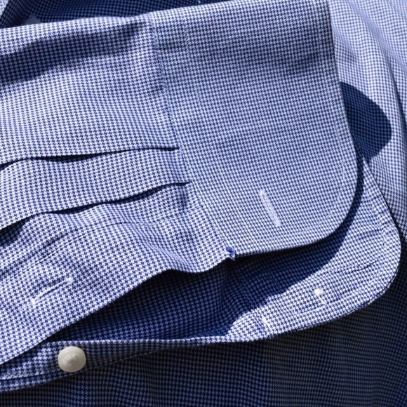 BLACK Saks Fifth Avenue Shirt 16.5 L Slim Fit - Picture 6 of 8